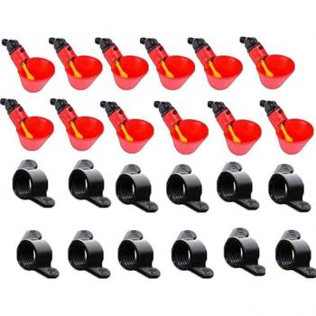 12 Pcs Chicken Coop Watering Cups