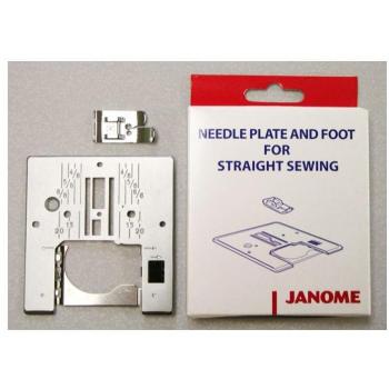 Straight Stitch Foot and Needle Plates – Janome MC11000 Edition