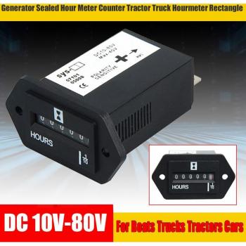Sealed Hour Meter Gauge for Generators and Motorcycles