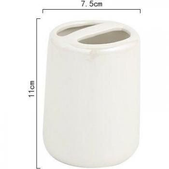 Plated Ceramic Bathroom Set