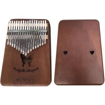 Kalimba Harmonie 17 touche – Finition bois d’acajou
