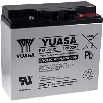 Batería de 12V 22Ah para Modelismo Barcos Caravanas Autocaravanas