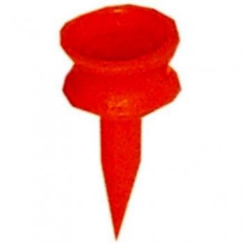 20 Pack of 5mm Orange Castle Tees