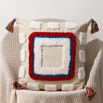 Housse de coussin à motifs floraux pour enfants