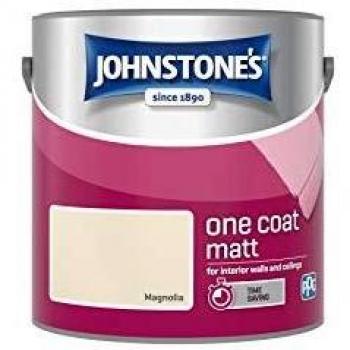 Magnolia Color, One Coat Matt, Johnstone's 389513, 2.5 Liter