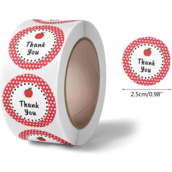 500 Stuks Hart Dank U Labels Voor Kleine Winkels