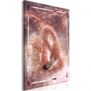 Tableau Châssis Bois Flamant Astral 60x90 cm