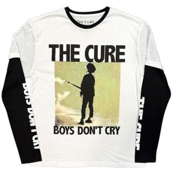 White Long‑Sleeve Layered T‑Shirt – Medium