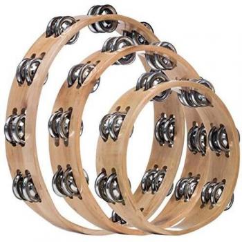 Instrument de musique: Tambours en bois sans peau – 3 pièces