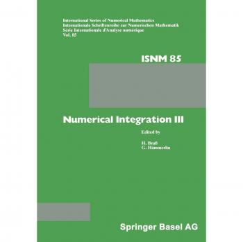 Numerical Integration III: Proceedings of the Conference held at the Mathematisches Forschungsinstitut, Oberwolfach, Nov. 8