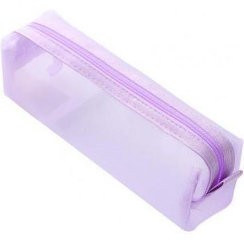 Zippered Mesh Pencil Case for Students