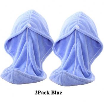 Microfiber Hair Towel Set with Makeup Headbands for Curly Hair