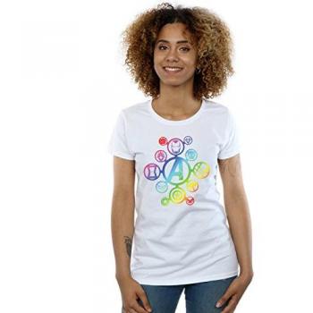 Avengers Infinity War Rainbow Shirt – XL White