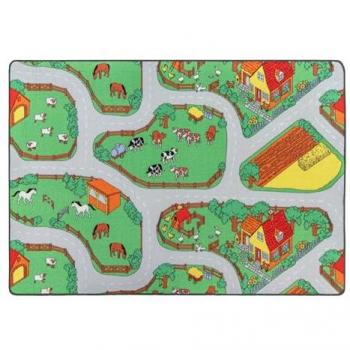 Tchibo Spielteppich BAUERNHOF, ca. 140 x 200 cm Mehrfarbig unisex