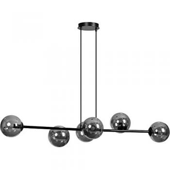 Elegante Pendelleuchte Glassy in Schwarz