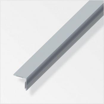 Angolo PVC Adesivo Alfer 20×20×1,5 mm 1 m Grigio Lucido