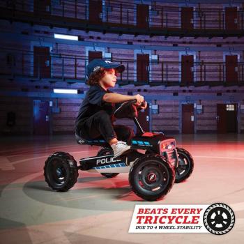 BERG Buzzy Police Pedal-Go-Kart für kleine Abenteurer