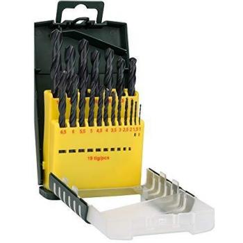 Bosch Industrial Series 19-Piece HSS-R Metal Drill Bit Set