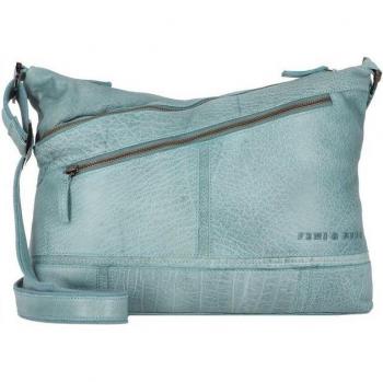 Pure Green Femme Leather Shoulder Pouch – 37 cm
