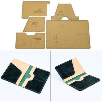 Leather Craft Passport Holder Stencil