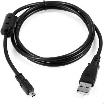 USB Data Transfer Cable for Panasonic Lumix DMC-SZ5 DMC-TZ60 and Nikon 8-Pin Cameras