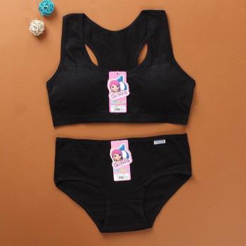 Bustier et slips filles 10 à 14 ans