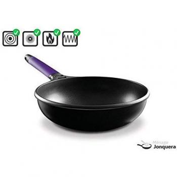 Cacerola Wok Inducción 28 cm con Mango Extraíble