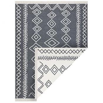 BohoGlow Alfombra Twin 23000 en Antracita/Crema