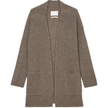 Marc O'Polo Relaxed Fit Strickjacke Braun M