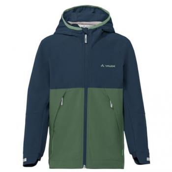VAUDE Kindermodell Moab Stretch Jacke – Woodland‑Design, 110
