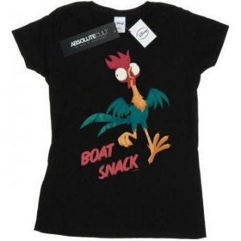 Black Women's Moana Boat Snack T-Shirt by Disney