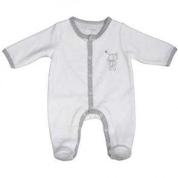 Pyjama velours enfant à manches longues