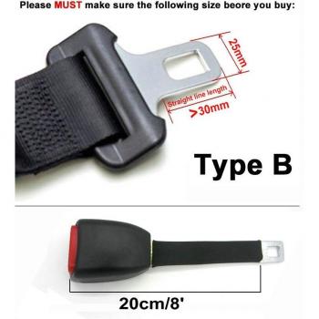 Cinturón de Seguridad Extensor Rígido E24 3' 8' 10'
