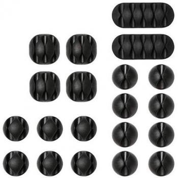 URAQT Vielzwecke Kabelführung – 20‑Stück Kabelorganizer
