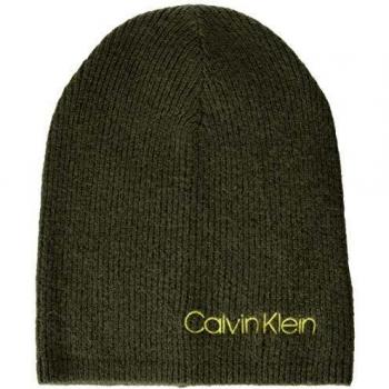 Calvin Klein Boiled Wool Beanie für Herren, Grün