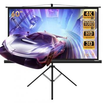 Écran de Projection sur Pied 60 HD