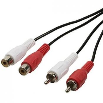 Cable de Audio Valueline 10 m 2 x RCA Macho a RCA Macho, Color Negro