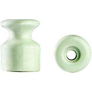 Isolatore Gambarelli in porcellana bianca diametro 16mm 01210