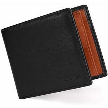 Männer-Geldtasche aus hochwertigem Leder – RFID‑Shield