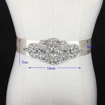 Crystal Rhinestone Prom Belt