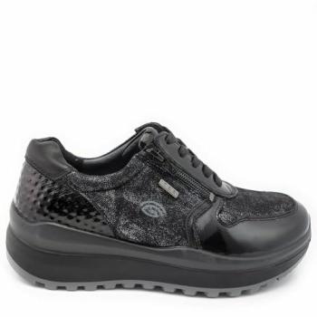 G Comfort Blucher 9881‑0 – Zapato de Mujer Impermeable en Licra y Charol