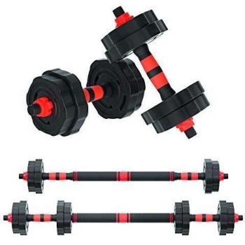 HomeGym Master Weight Set – Adjustable Dumbbells & Barbell