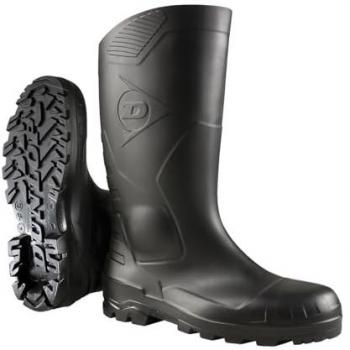 Dunlop Devon Black Safety Wellington Boots Size 4