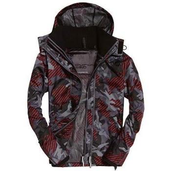 Superdry Herren Pop‑Pattern Windcheater mit Kapuze – XL