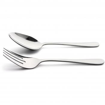 Durable Windsor Stainless Kitchen Utensils (Fork + Spoon)
