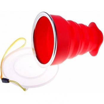 Taza de Silicona Plegable para Senderismo