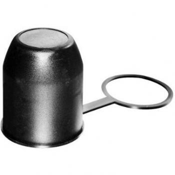 Cache Boule en PVC Noir avec Support