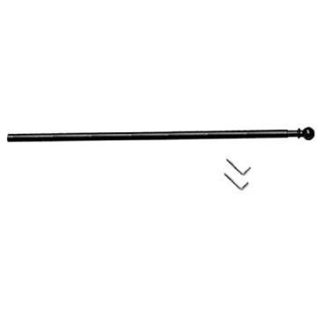 Tringle Métallique Ronde Boule 80x110 Noir