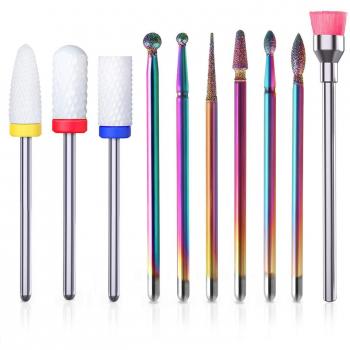 Professional Nail Drill Bit Collection