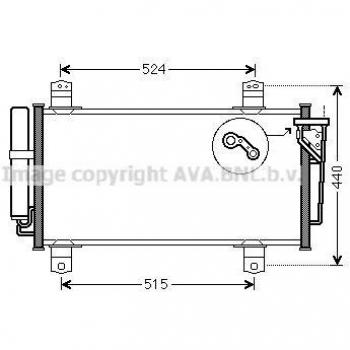 Condenseur Clim AVA MZA5231D